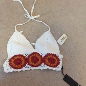 Forever 21 crochet crop top